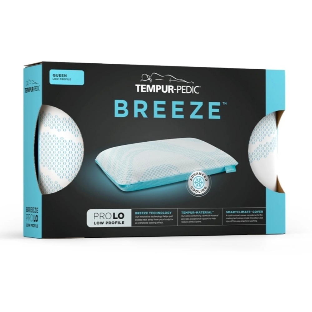 Tempur-Pedic TEMPUR-Breeze® ProLo Queen Pillow ,